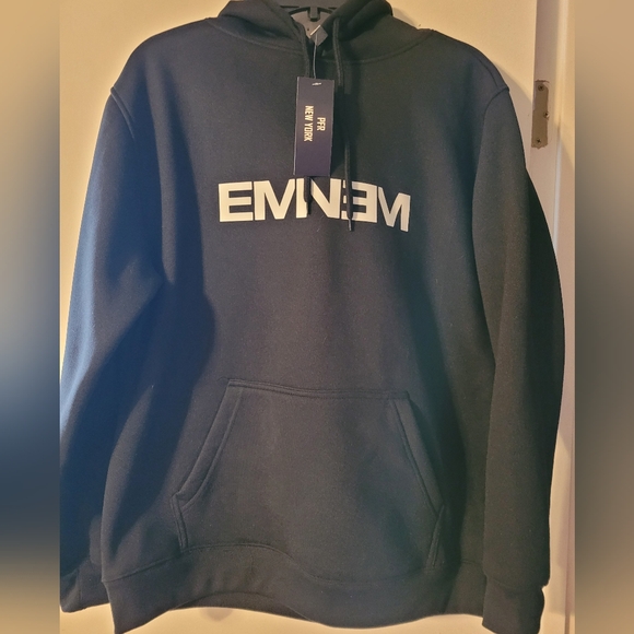 PFR New York Other - New Black Hoodie with White Eminem Print